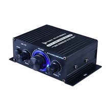 AK 170 HiFi 디지털 스테레오 오디오 전력 증폭기 400w 12v FM 마이크 미니 자동차 홈 시어터 사운드 앰프 카드 RCA|Amplifier|, 1개, CHINA, 단일