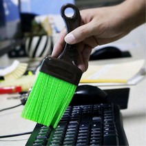 사무실책상위 먼지청소용 미니빗자루 샤워부스 욕실타일때 씽크대 새집이사 바닥솔, 1개, 다람쥐 미니빗자루(색상랜덤)