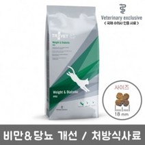 트로벳 고양이 처방식 사료 애묘용 WRD 비만&당뇨 500g, 1개