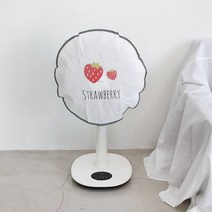 린넨 삼성 무풍 엘지 휘센 듀얼 발뮤다 스탠드 벽걸이 에어컨 선풍기 커버 보관 덮개, 부직포선풍기커버 벽걸이형_딸기