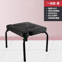 요가 의자 거꾸리 스툴 실내 허리 물구나무 전신운동 스트레칭, [표준형-검정]  T자 볼록