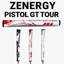(정품)슈퍼스트로크 2023 제너지 피스톨 지티 Zenergy Pistol GT 퍼터그립(매장방문교체), 화이트/레드