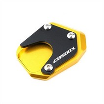 오토바이 부품 혼다 용 CBR500R CB 2013-2022 오토바이 CNC 킥 스탠드 풋 사이드 확장 패드 서포트 플레이, 03 CB500X Gold