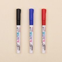 모나미 화이트 보드마카 FINE 얇은 둥근닙 블루, 10개