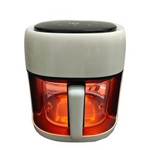 미니튀김기 가정용 업소용 전기 인덕션 튀김기 에어프라이어 110V240V 다기능 에어 프라이어 45 인용 시각적 전, 2.WHITE - EU