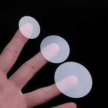 투명 원형 스티커 소량묶음 1장 다꾸 씰링, E 40mm 24개 1장