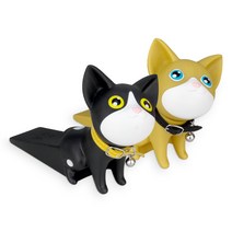 고양이 방문스토퍼 노랑+오레오 2종 1세트