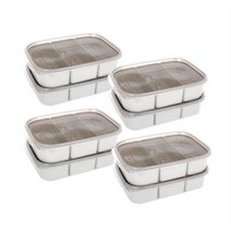 제오닉 간편 냉장 냉동 용기 1500ml 8p + 3칸용기 8p 세트, 4세트