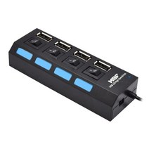 MBF-H04 (블랙) USB2.0 4포트 USB 허브 (무전원), 상세페이지 참조