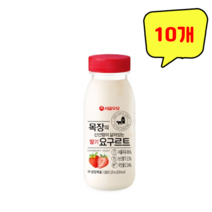 서울우유 목장의 신선함이 살아있는 딸기 요구르트 225ml x 10개
