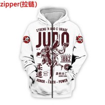 주짓수 래쉬가드 Tessffel 스포츠 무술 주쥬트 유도 Tracksuit 하라주쿠 3DPrint 남자 캐쥬얼 재밌는 긴 소매 풀오버 지퍼 후드 N6