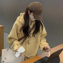 떡볶이코트 옐로우 노란색 귀여운