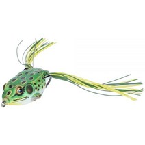 LIVE TARGET Koppers Floating Frog 할로우 바디 루어 57cm(225인치) 16g(5/8온스) 밀가루 그린/옐로우 (FGH55T512), 2.25-Inch 5/8-Ounce, Flour Green/Yellow