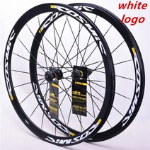 자전거 바퀴 휠 교체 호환 700C 40/50mm V 브레이크 로드휠 BMX 로드 휠셋 알루미늄 우주 배송, 700C Central Lock QR, 50mm, black logo