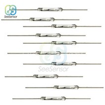 10pcs 리드 스위치 마그네틱 스위치 일반적으로 열린 자기 유도 스위치 2x14mm