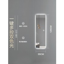 전신거울 대형 인테리어 이동식 거울 장식 벽 서 긴 샤워 면도 메이크업 욕실 데코 벽화, 35x120cm이색성