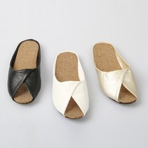 여성 라탄슬리퍼 왕골 여름 뮬 시원한 라탄 샌들 화이트 블랙 레오파드 호피 바캉스룩