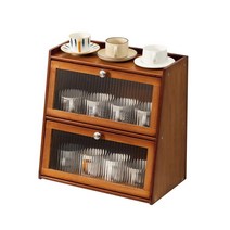 주방 찬장 원목 장식 그릇장 diy 커피장 접시 찻장 수납장 카페장 장식장 옛날찬장, A
