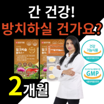 식약처 인증 일양 약품 간 건강 향상 유지 개선 에 도움 밀크 씨슬 시슬 씰리 실리 마린 ALT AST 감소 피로 피곤 한 직장인 야근 20 30 40 50 대 알 약 케이스 세트, 2개월 (1정당 528원) (8,300원 할인), 2개