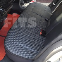 FITS 더뉴스포티지R 승용/승합 택시차량 뒷좌석 풀커버 방석 시트커버-블랙도트, 블랙도트