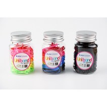 유니밴드 국산 TPU 칼라밴드 40mm (3종) 유아밴드 여아밴드 컬러고무줄