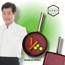 클래딘 이연복 IH 스텐 통3중 엣지 플랫 팬 2종세트 (후라이팬28cm+사각멘보샤팬24cm)