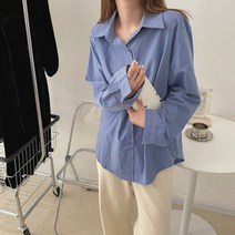 허그허그 / 베이크 심플 단색 블라우스 5COLOR