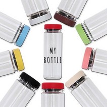 바보사랑 마이보틀 물병 돌잔치 답례품 판촉물 로고 인쇄 500ml.윤씨상회, 레드, 500ml