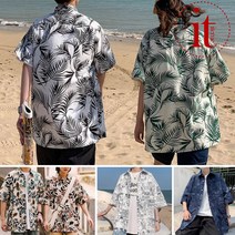 ^커플템 *루즈핏 *비치 *하와이안 *반팔셔츠 *오버핏 *바캉스룩 *셔츠 ^커플템