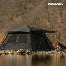 아마데우스 자립형 원터치 오토 대형 리빙쉘 캠핑 텐트 쉘터, 아마데우스 단품(블랙)