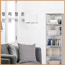 다용도 조립식 수납장 보관함 거실 패브릭 책장 옷방 가구 추천 쉘브 방 가정 용 꾸미기 리빙 북유럽 스타일 다목적 가성비 다용도 실용 기타 생활 용품 인테리어 이지 조립식 선반, 8칸책장화이트