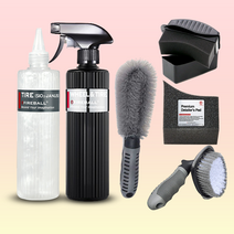 파이어볼 야누스 타이어 드레싱 자동차 광택 왁스 플라스틱 코팅제 보호제 관리제, 03 야누스 타이어 세정 광택 세트