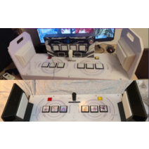 사운드볼텍스 게임패드 컨트롤러 조이 스틱 리듬게임, Guiye라운드키V7핸드테이블x245모델