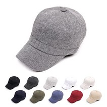 데일리 코튼 숏캡 / 무지 남자 여자 커플 쭈리 숏챙모자