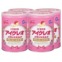 Glico ICREO Baby Balance Milk 글리코 아이크레오 밸런스 분유 (0-12개월) 800g 4개