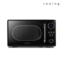 쿠잉 레트로 전자레인지 MM-R20E 블랙 20L 전자렌지 전자랜지 소형, 단품