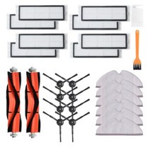 Allinless xiaomi mijia 1s 용 hepa 필터 걸레 브러시 roborock s50 s55 s5 max s6maxv 액세서리 로봇 진공 청소기 부품