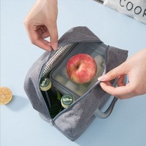 도시락가방 보온 보냉 캠핑 피크닉 도시락통 반찬통, 네이비블루