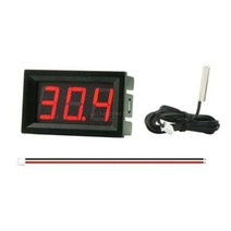 가정용전기차충전기 냉장고온도계 디지털 온도계50 ℃120 ℃ DC 430V 온도 측정기 센서 테스트 자동차 방 실내 냉장고 물 탱크에 사용, D