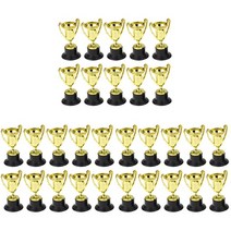 스포츠기념품 Trophies 골드 파티 미니 어워드트로피 위너 오스카 어워드 데코레이션 더비 호의 세트 어린이용, [01] Golden