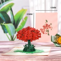 생일축하카드 팝업카드 메세지 세트3D 팝업 어머니의 날 카드 선물 꽃 꽃다, 28 Azalea