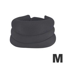 목견인기 경추견인기 교정머리 방지 경추 물리 치료 고정 목 지지 견인 교정기 스트레처 베개 장치 트, 02 Black-M