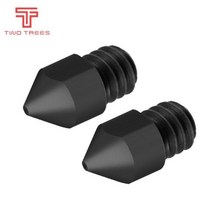 3D 프린터부품 프린터 부품 MK7 MK8 스틸 몰드 슈퍼 하드 노즐 m6 나사산 부식 방지 175mm Ender 3 CR10 PRO 용, 0.8mm+2pcs
