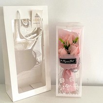 라이징 데일리 비누꽃 8종 꽃다발 인테리어 장식 소품, 메이코 핑크