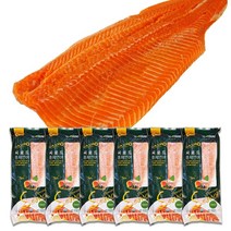 업소용 코호 씨로드 훈제연어 10kg내외 6팩~8팩 업소용 냉동 통연어 필렛, 1.코호훈제연어_10kg내외