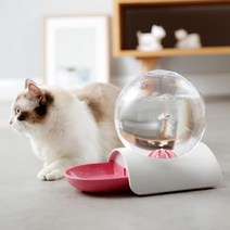 Pet Gravity Food Automatic dog Feeder Water Dispenser Small Medium Kitten Bowl Supplies, 01 Grey