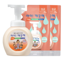 아이깨끗해 복숭아(용기1+리필x2개), 복숭아, 5세트
