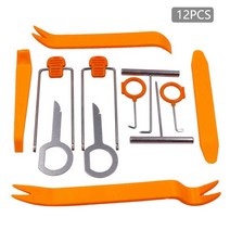 자동차 오디오 수리 도구 클립 리벳 패스터 도어 패널 제거 인테리어 분해 프라이 4/12pcs 라디오 대시 현대 ix35 iX45 iX25 i20 i30 SonataVernaSol, [02] 12 pcs