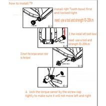 즈위프트센서 BB68-120MM MTB 자전거 전기 액세서리 산악 하단 브래킷 변환기, 02 T9 100