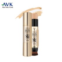 AVK 트리플커버 비비스틱 썬크림 BB CREAM 베이스 메이크업 잡티 미백 SPF50+ PA+++ 블러셔 브러쉬 일체형, 1개